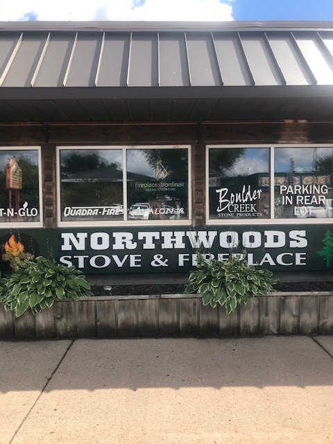 The Northwoods Stove and Fireplace shop on US Highway 63